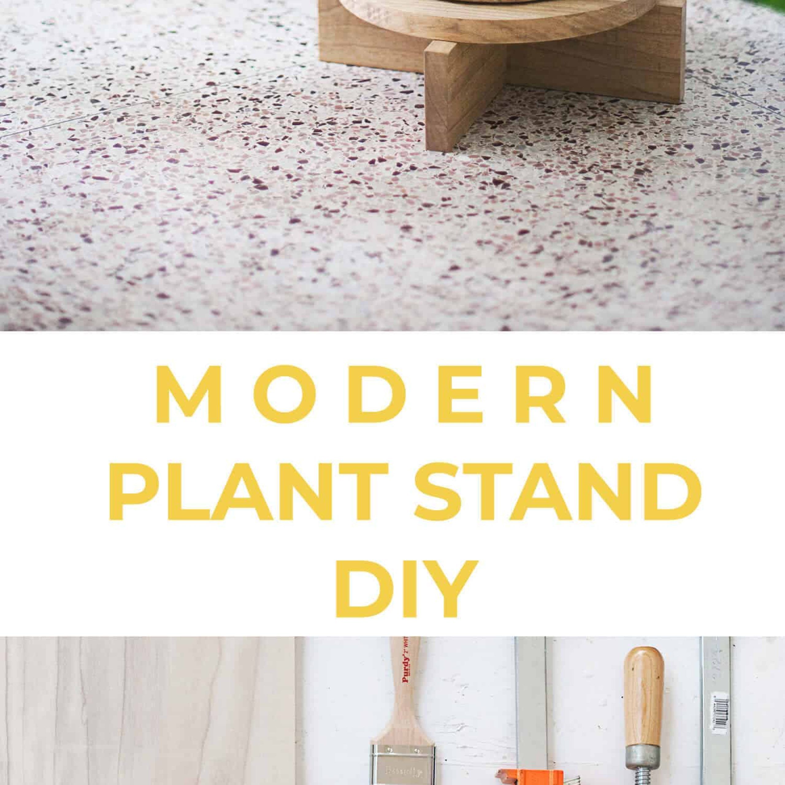 Diy Modern Wood Plant Stands – A Beautiful Mess Inside Particle Board Plant Stands (View 10 of 15)