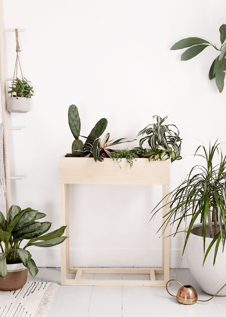 Diy Plant Box Stand | Diy Plant Stand, Diy Plants, Plant Box Intended For Plant Stands With Flower Box (View 11 of 15)