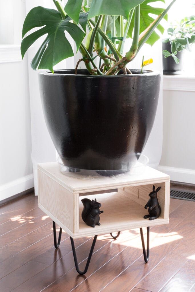Diy Plant Stand: Make This Easy Project For Your Plants With Regard To Plant Stands With Flower Bowl (View 6 of 15)