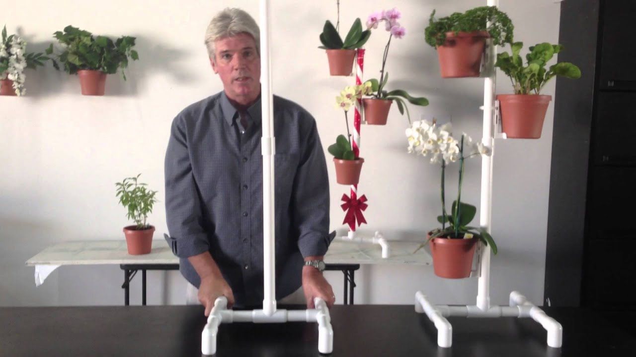 Flower Pot – Hanger – Plant Stand – Assembly For The Wherever Garden Wherevergarden – Youtube With Regard To Pvc Plant Stands (View 15 of 15)