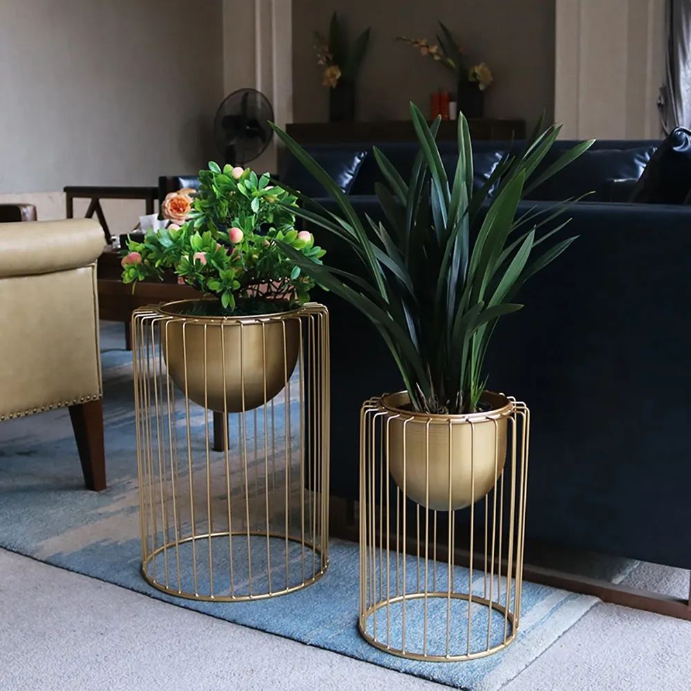 Flower Stand Gold Plant Stand For Indoors Modern Flower Stand In  Small Homary With Gold Plant Stands (View 3 of 15)