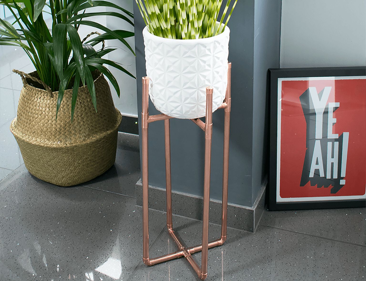 How To Make A Diy Copper Plant Stand – Caradise Regarding Copper Plant Stands (View 10 of 15)