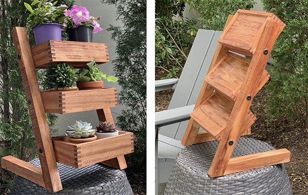 How To Make A Small Three Tier Plant Stand For Three Tiered Plant Stands (View 7 of 15)