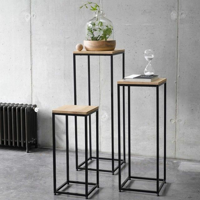 Industrial Plant Stand Set Of 3 | Industrial Collection | In Industrial Plant Stands (View 15 of 15)