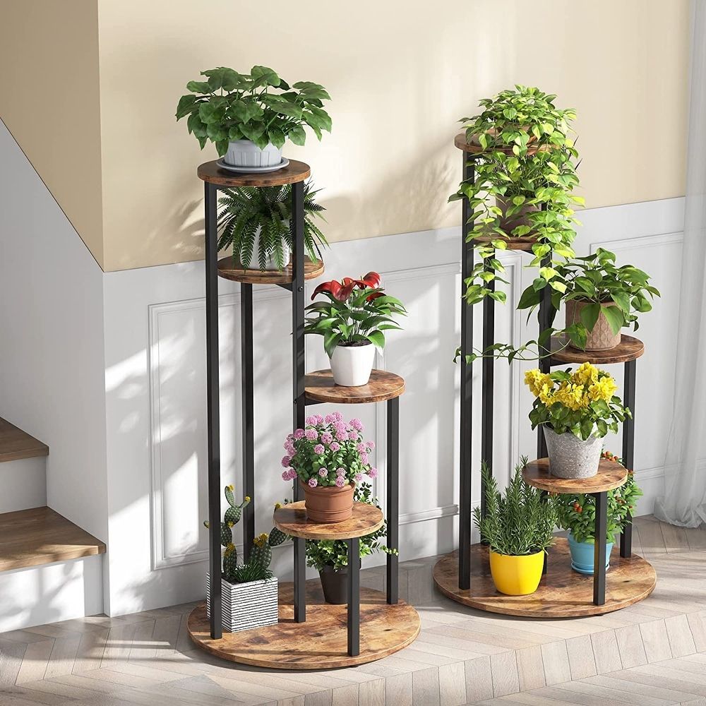 Industrial Planters – Overstock Inside Industrial Plant Stands (View 7 of 15)