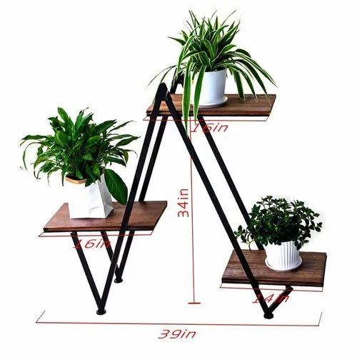 Iron 3 Tier Metal Plant Stand, Height: 34 Inch At Rs 2499 In Jamshedpur |  Id: 22488698573 With Regard To 34 Inch Plant Stands (View 7 of 15)