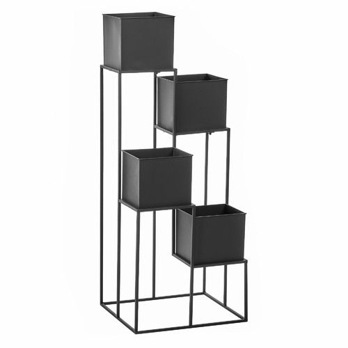 Maddison Lane 4 Tier Douglas Indoor Metal Plant Stand | Temple & Webster In Four Tier Metal Plant Stands (View 14 of 15)