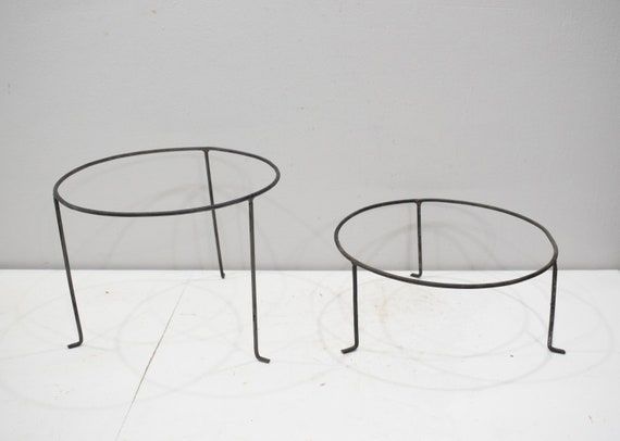 Metal Ring Stand Indoor Outdoor Stand Gourds Plants Baskets – Etsy Italia With Regard To Ring Plant Stands (View 9 of 15)