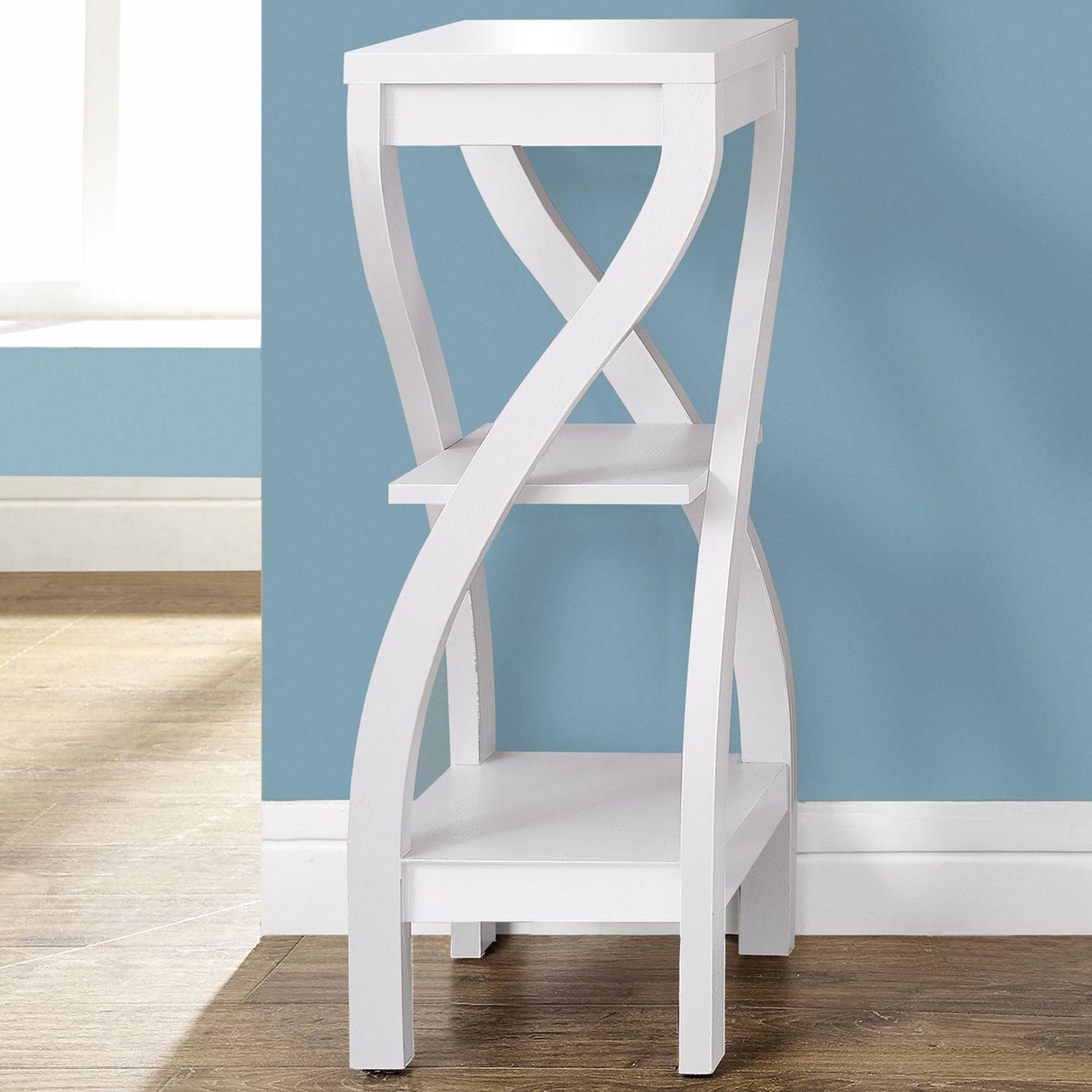 Monarch Specialties 32" Plant Stand In White | Nebraska Furniture Mart In White 32 Inch Plant Stands (View 6 of 15)