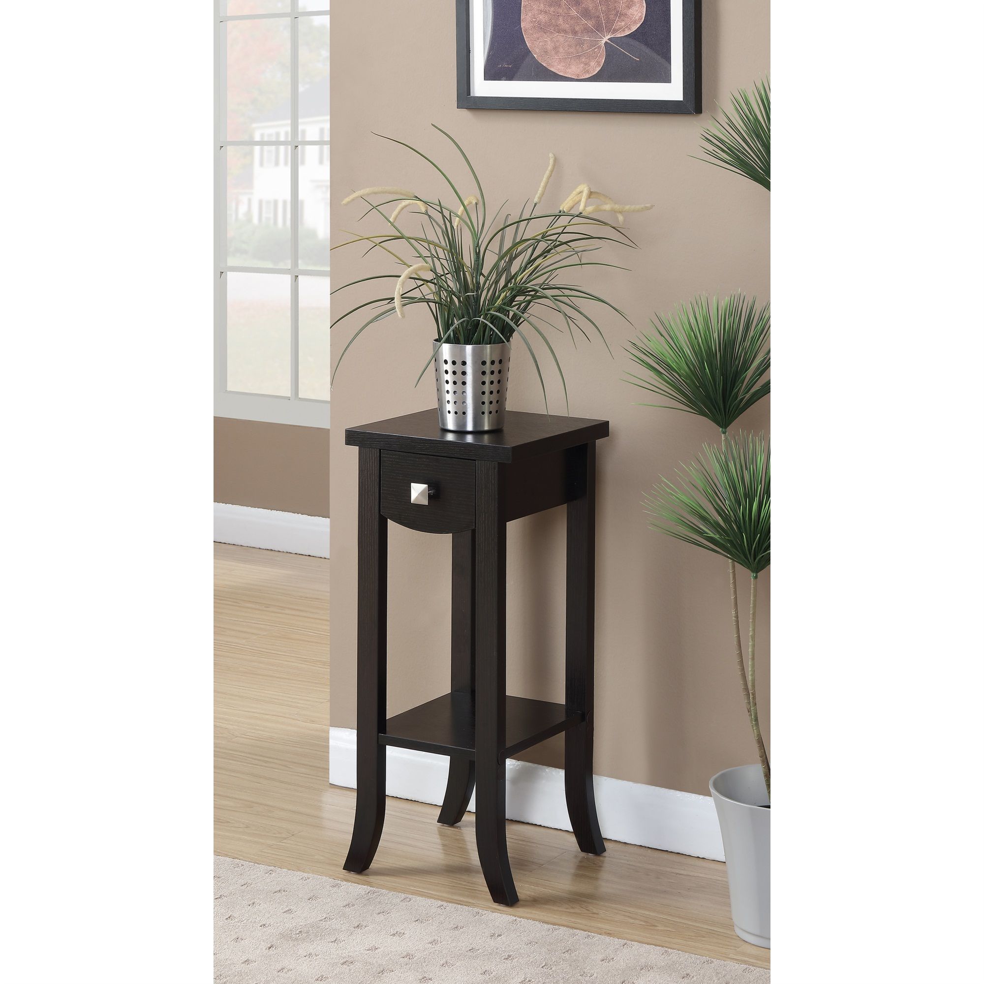 Newport Prism Medium Plant Stand – Walmart With Medium Plant Stands (View 12 of 15)