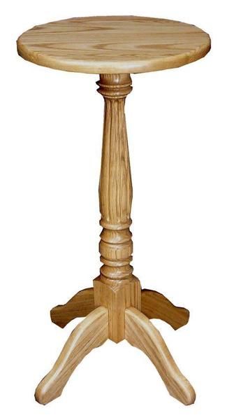 Oak Wood Fluted Plant Stand From Dutchcrafters Amish Furniture Intended For Oak Plant Stands (View 12 of 15)