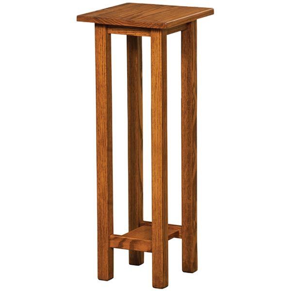 Open Mission Plant Stands | Buy Custom Amish Furniture Within Cherry Pedestal Plant Stands (View 15 of 15)