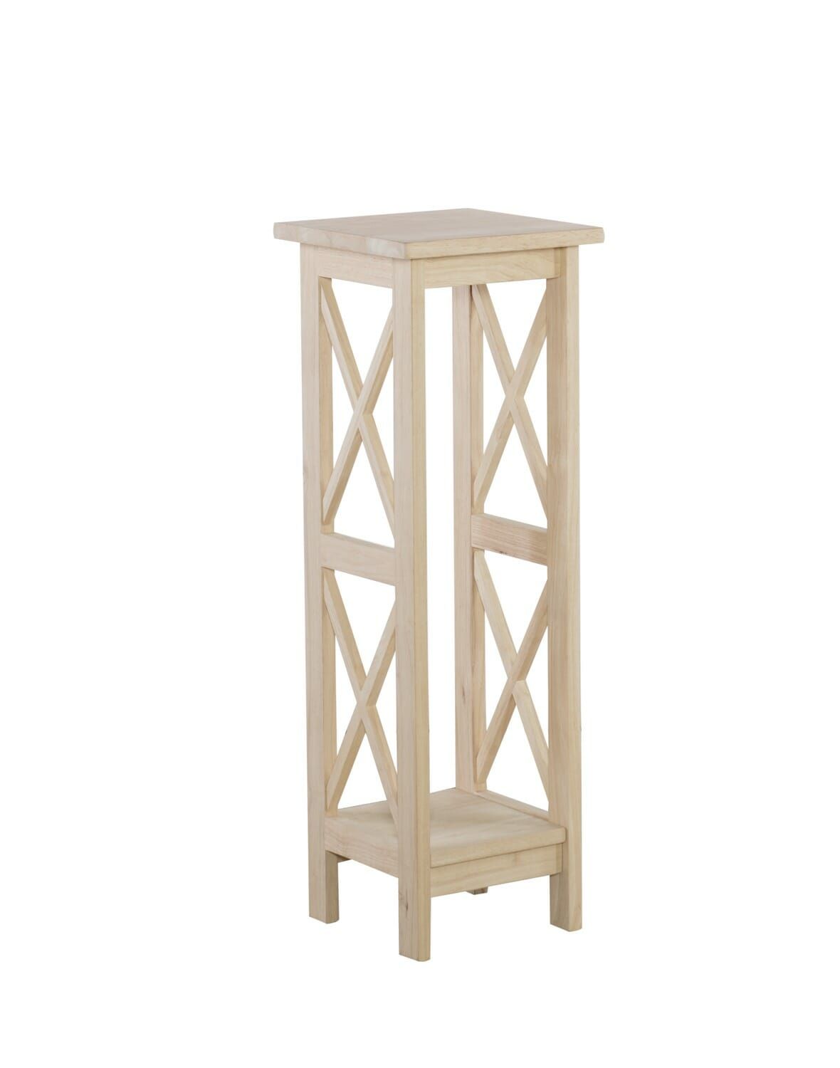 Ot 3069X 36 Inch Tall X Sided Plant Stand | Unfinished Furniture Of  Wilmington Pertaining To 36 Inch Plant Stands (View 5 of 15)