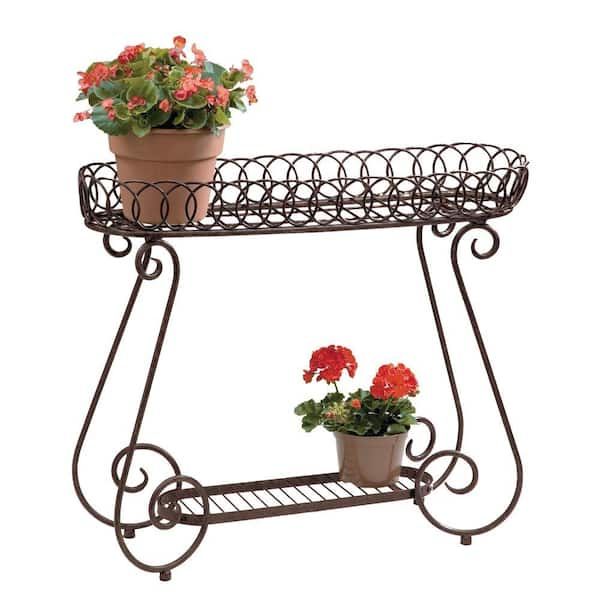 Oval Rings Planter Pl107 – The Home Depot Intended For Ring Plant Stands (View 12 of 15)