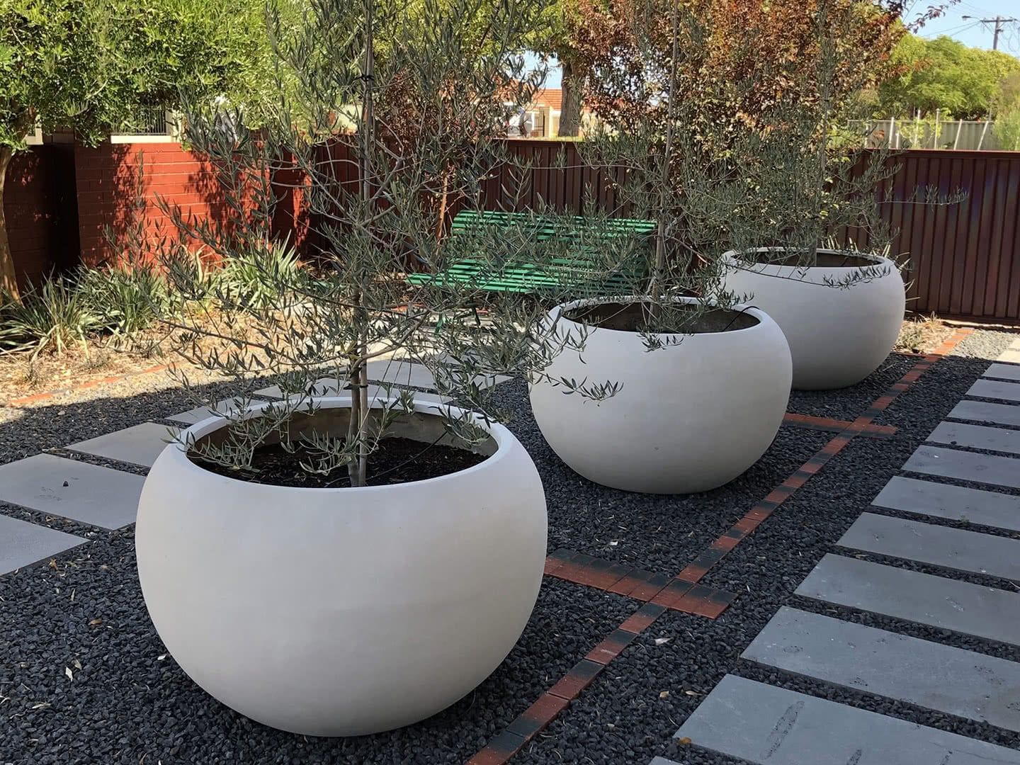 Perth'S Best Range Ball Planters | The Outdoor Decor Company With Regard To Ball Plant Stands (View 12 of 15)