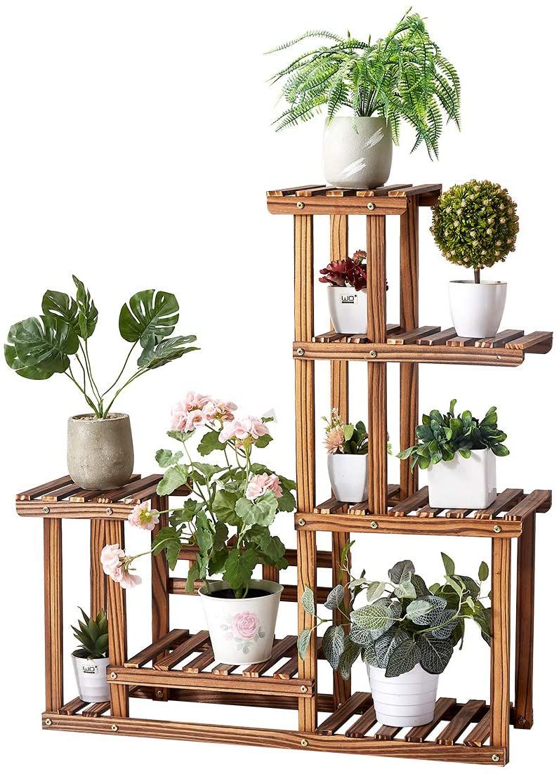 Rose Home Fashion Solid Pine Wood Plant Stand, Plant Stands Indoor, Outdoor Plant  Stand, Plant Shelf, Plant Stands, Antirust Screws, Overall Size: 33×34 Inch  – Walmart For 34 Inch Plant Stands (View 4 of 15)