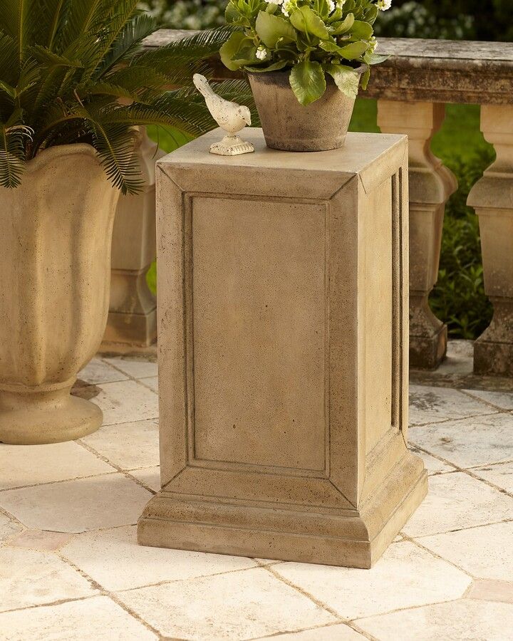 Square Indoor/Outdoor Plant Stand – Shopstyle Garden Decor Pertaining To Resin Plant Stands (View 15 of 15)
