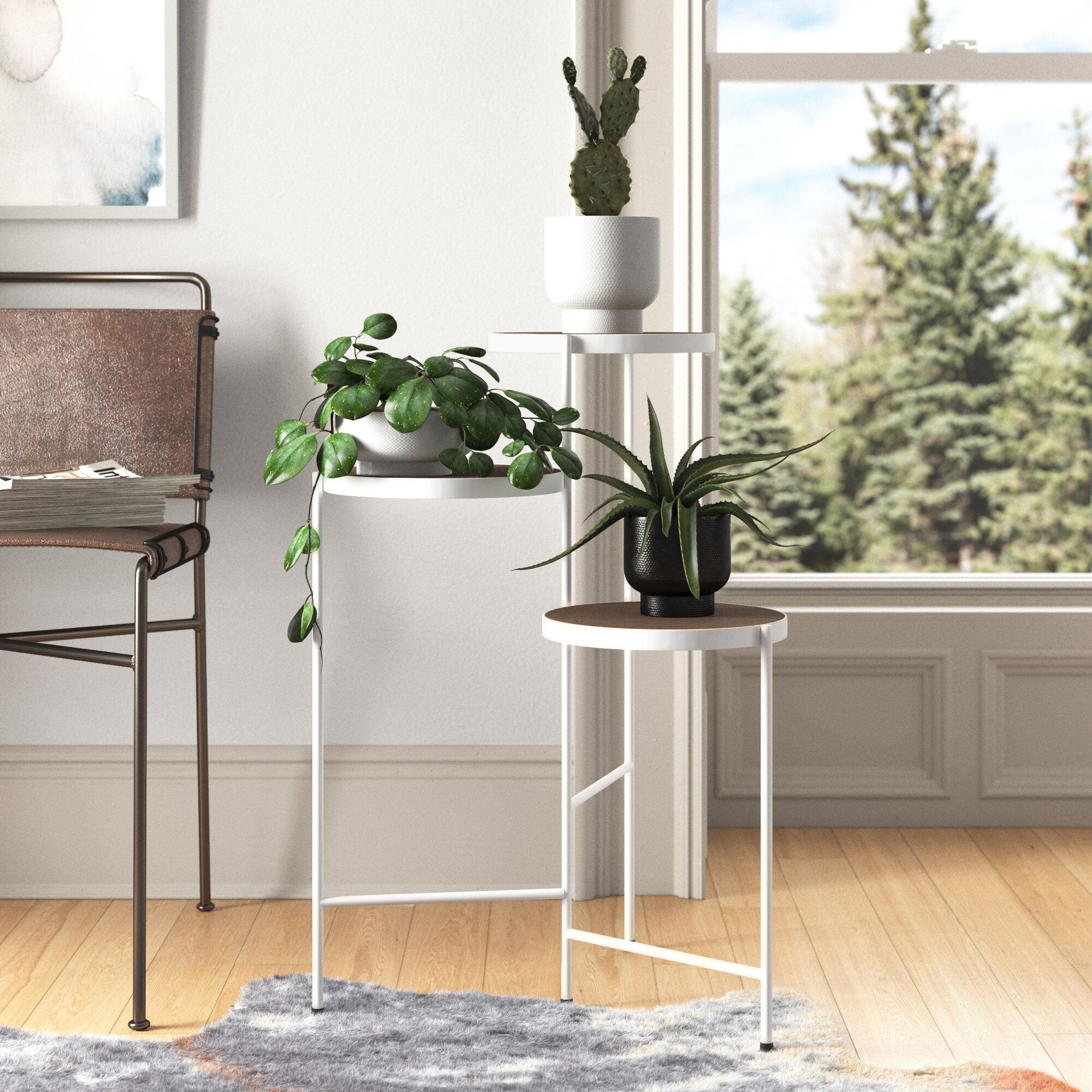 Wayfair | Modern & Contemporary Plant Stands & Tables You'Ll Love In 2023 Regarding Modern Plant Stands (View 11 of 15)