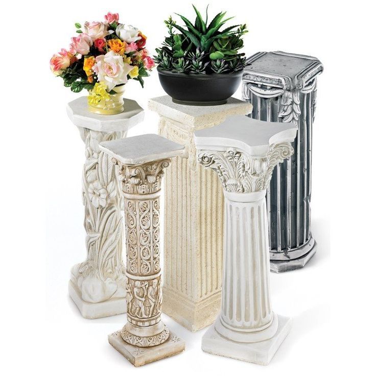 Wood Pedestal Stand – Ideas On Foter | Old Time Pottery, Sculpture Stand,  Pillar Design Throughout Pillar Plant Stands (View 3 of 15)