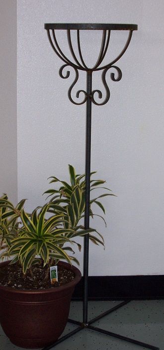 Wrought Iron Plant Stand – Eventrent For Wrought Iron Plant Stands (View 10 of 15)