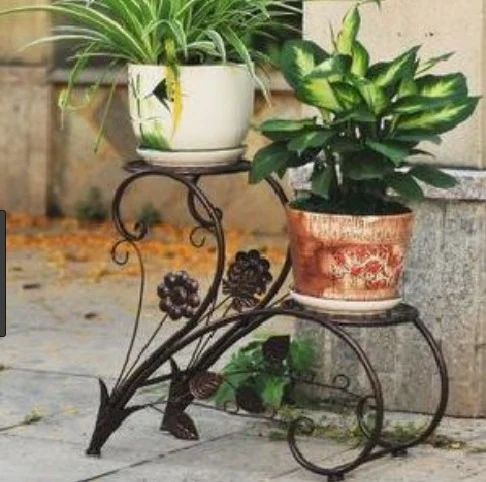 Wrought Iron Planter Stand At Rs 2120 | Saharanpur | Id: 19693613162 Regarding Wrought Iron Plant Stands (View 8 of 15)
