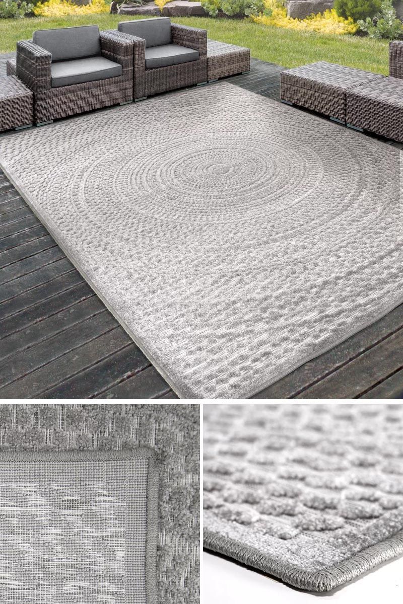 9 Stylish Outdoor Rug Ideas For Your Home | Round Outdoor Rug, Outdoor Rugs,  Modern Outdoor Rugs Regarding Outdoor Modern Rugs (Photo 7 of 15)