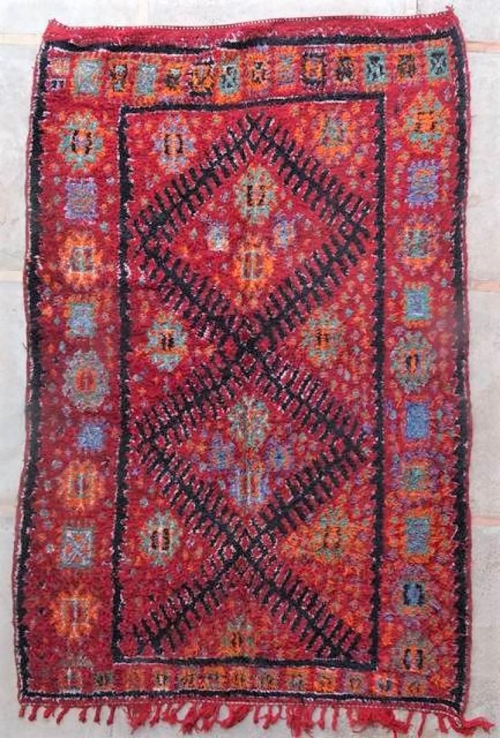 Antique And Vintage Beni Ourain And Moroccan Rugs Berber Rug #Zaa59633  Zaaine From Catalog Beni Ourain Wool Rugs. | Moroccan Berber Beni Ourain Rug  For Living Room In Natural Wool 300Cm X 190Cm (View 13 of 15)