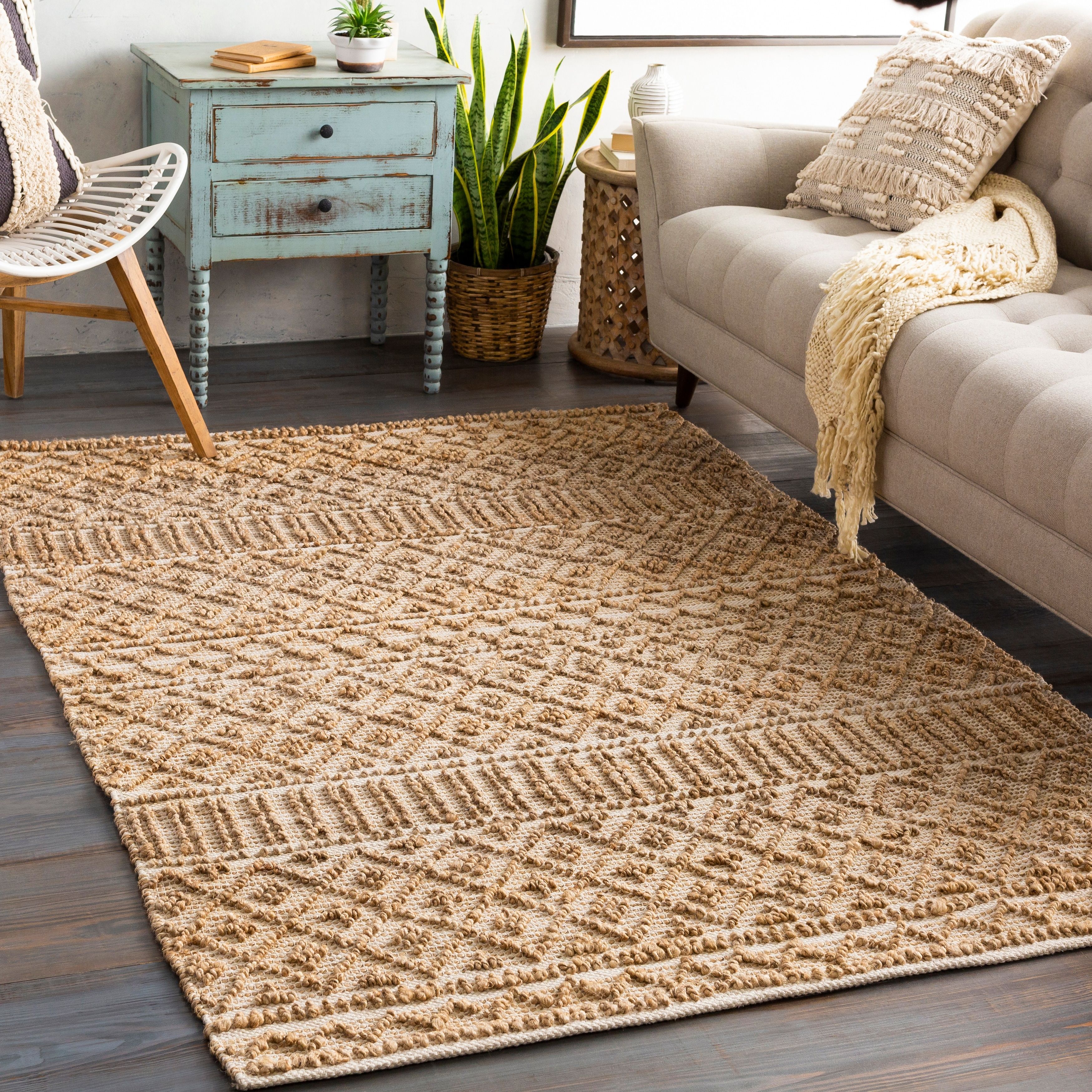Artistic Weavers Anjou Hand Woven Chevron Farmhouse Area Rug – On Sale –  Overstock – 29168935 In Woven Chevron Rugs (View 2 of 15)