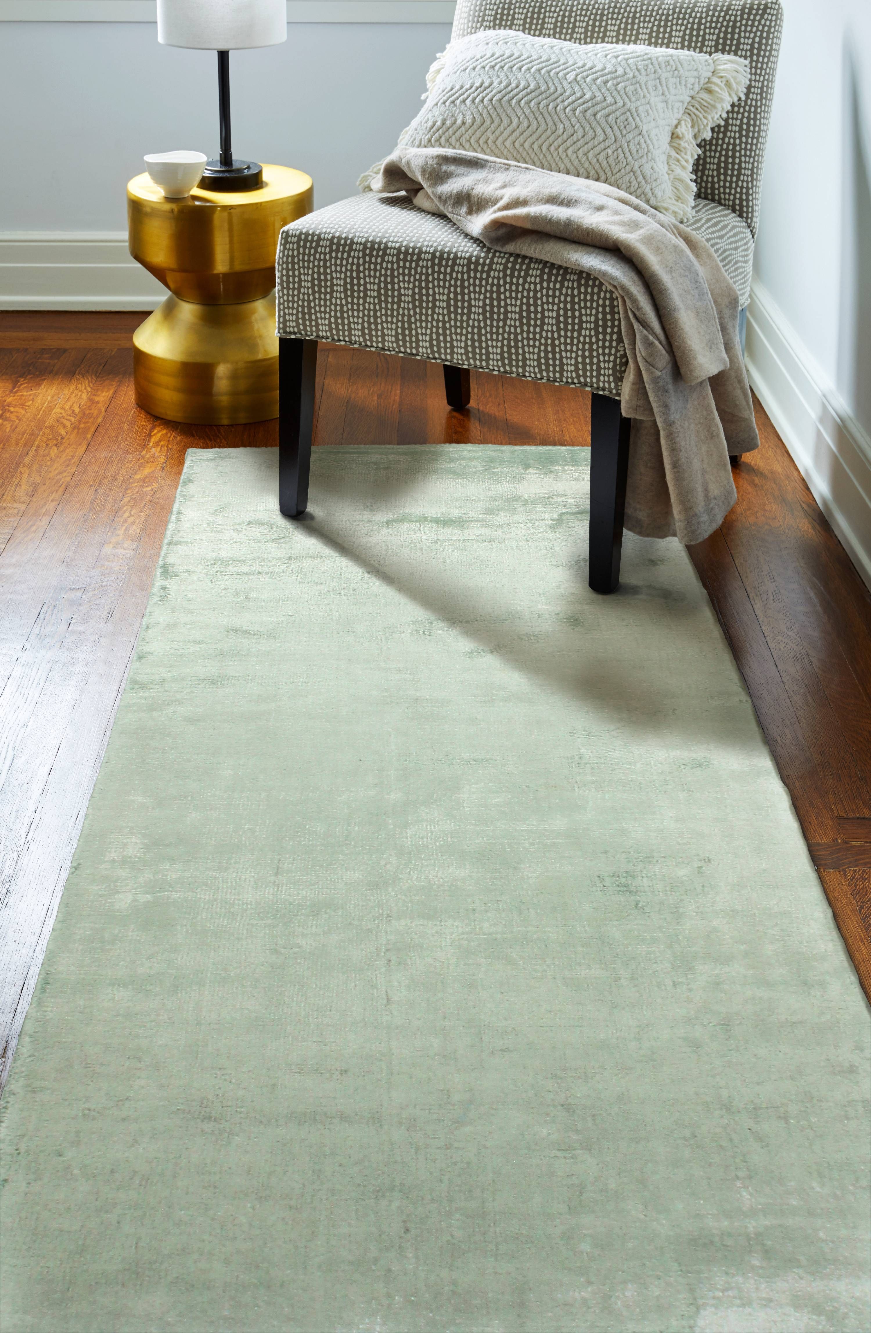 Bashian Calypso Contemporary Solid Area Rug – Walmart Intended For Green Calypso Rugs (View 5 of 15)