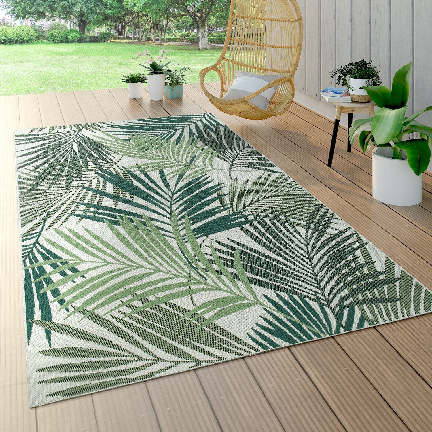 Bay Isle Home Kitts Green Indoor/Outdoor Rug & Reviews | Wayfair Within Green Outdoor Rugs (Photo 1 of 15)