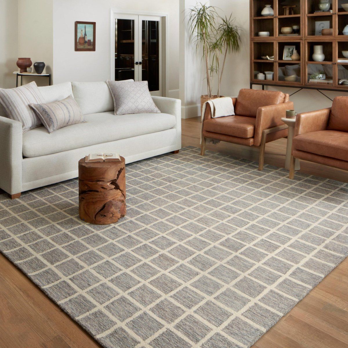 Chris Loves Julia X Loloi Polly Pol 05 Wool Modern Area Rugs | Rugs Direct Throughout Ivory Rugs (Photo 15 of 15)