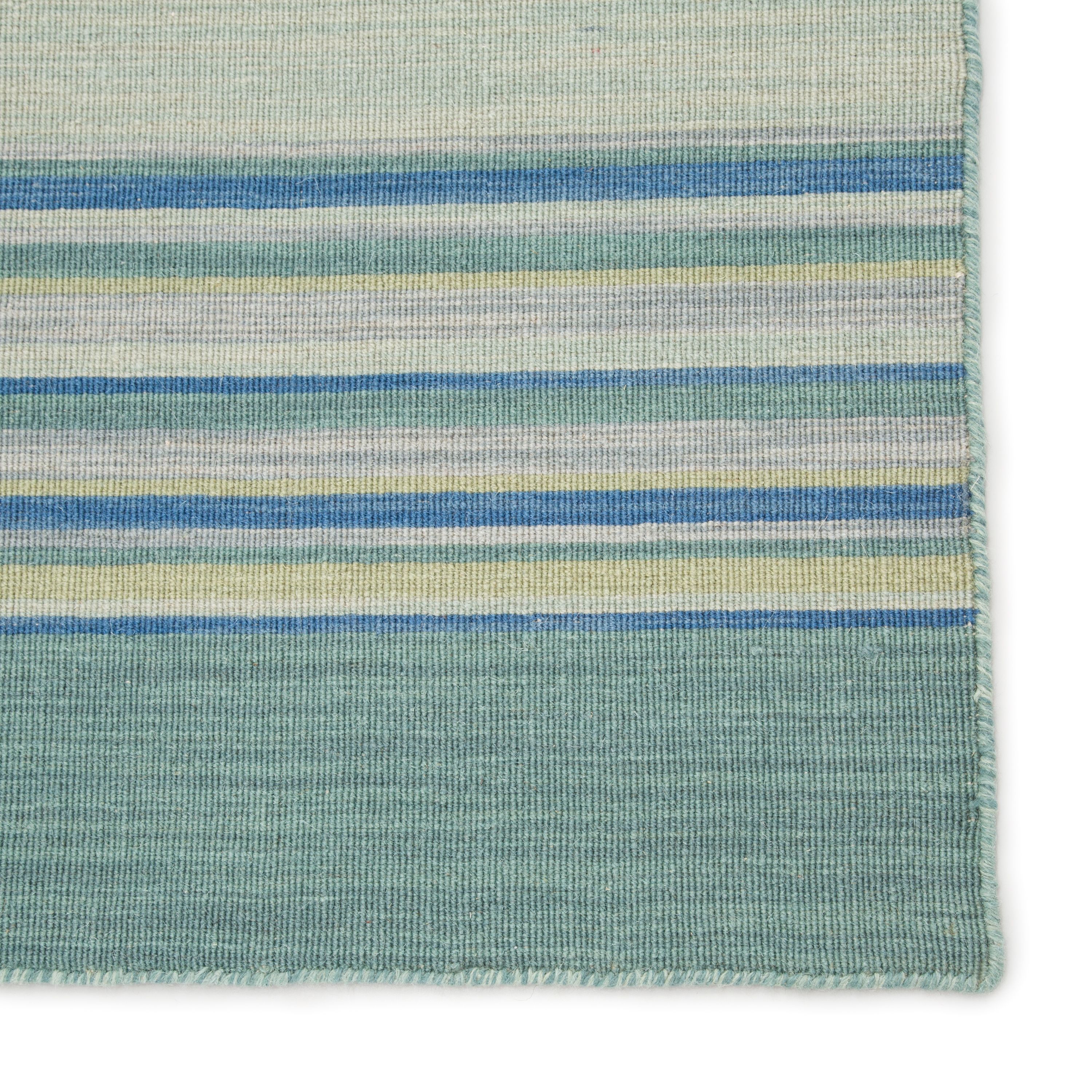 Coastal Shores Kiawah Handmade Stripe Blue/ Turquoise Runner Rug (2'6"X8')  Coh07 6 8Jaipur Living At Wright Furniture & Flooring Within Coastal Runner Rugs (View 12 of 15)
