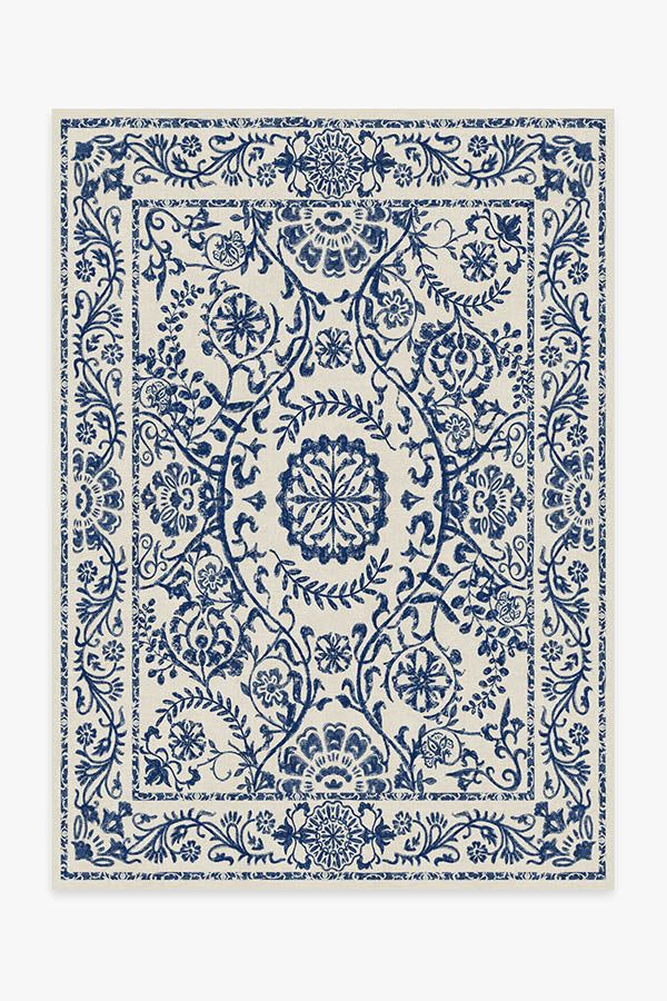 Delphina Delft Blue Rug With Regard To Blue Rugs (Photo 7 of 15)