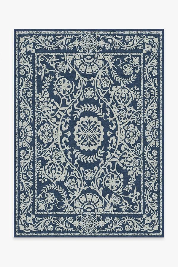 Delphina Navy Blue Rug With Dark Blue Rugs (View 15 of 15)