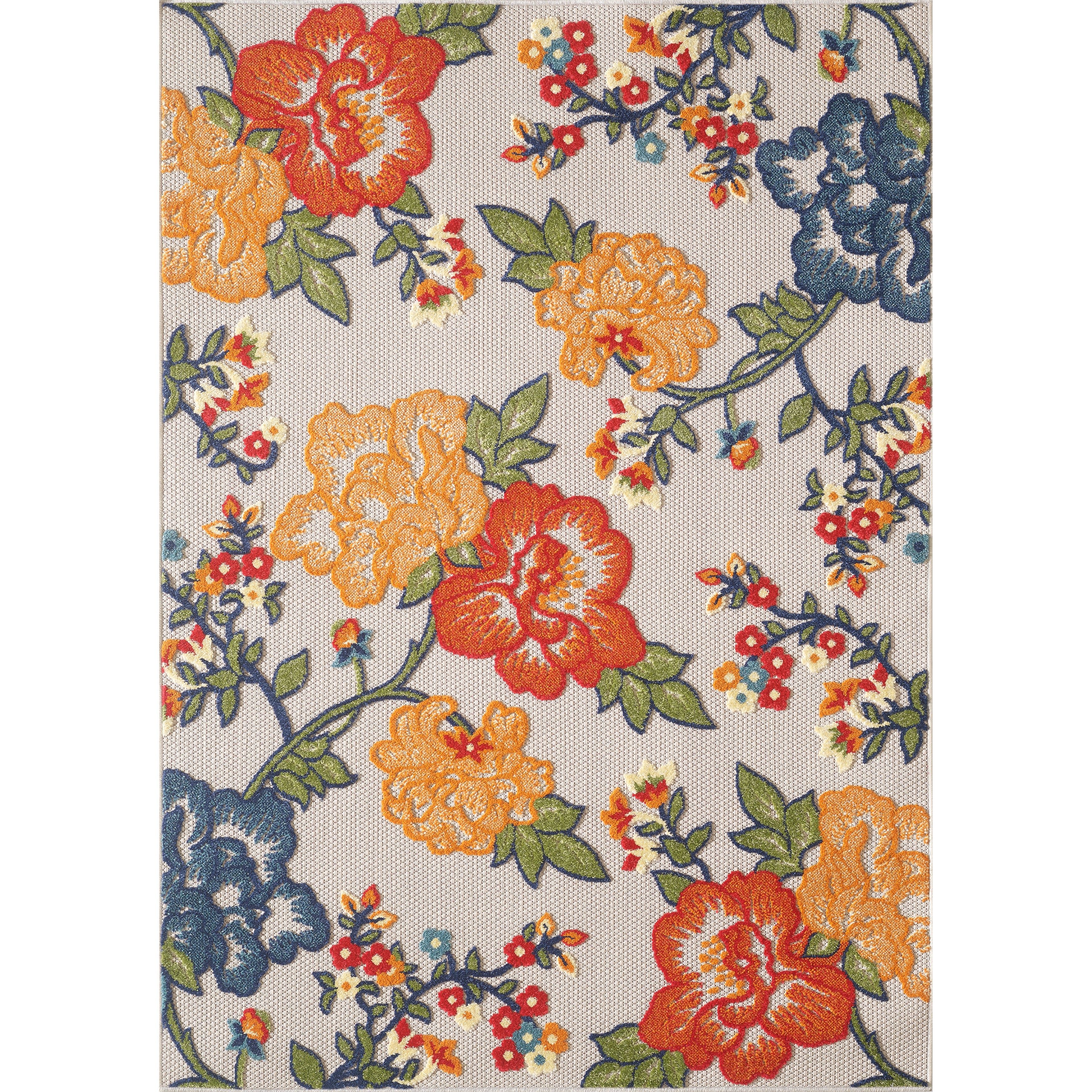 Domani Napa Floral Chic Indoor / Outdoor Area Rug – On Sale – Overstock –  35660784 Within Napa Indoor Rugs (View 7 of 15)