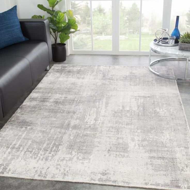 Knighten Abstract Handmade Hand Loomed Area Rug In Light Grey | Grey And  White Rug, Modern Area Rugs, Light Grey Area Rug Within Light Gray Rugs (View 13 of 15)
