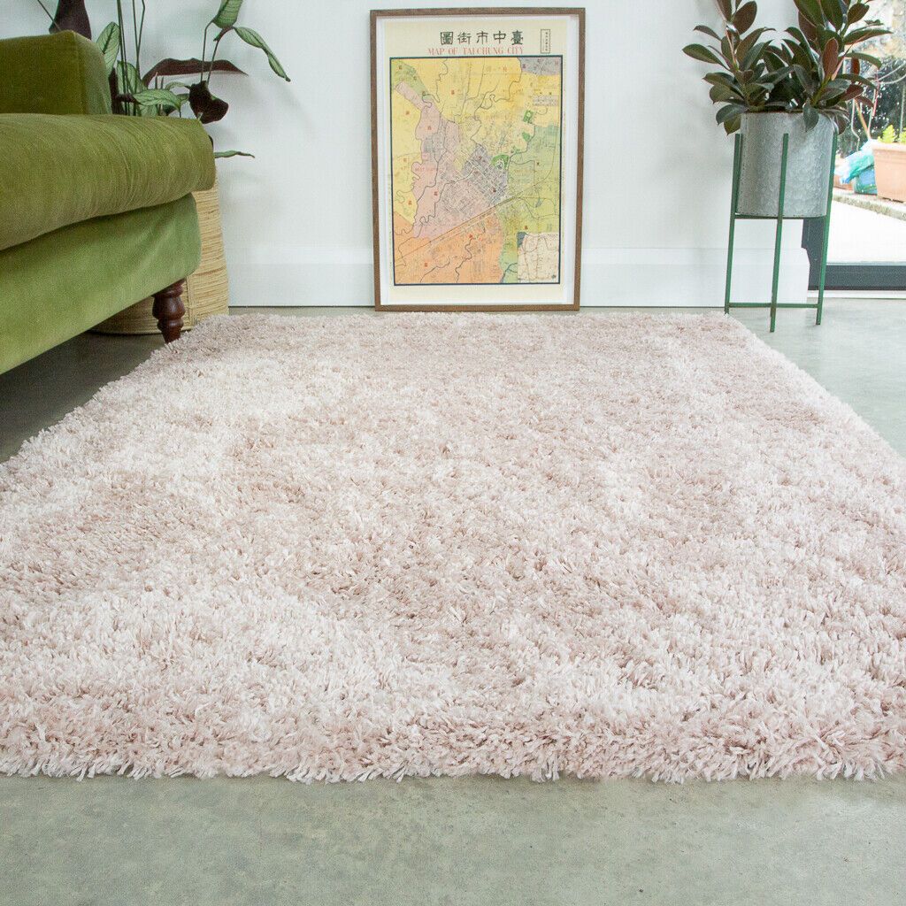 Light Pink Shaggy Rug  (View 13 of 15)