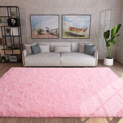Mercer41 Modern Fluffy Area Rug, Shaggy Rugs For Bedroom Living Room Ultra Soft  Shag Fur Carpets For Kids Girls Nursery Plush Fuzzy Rug Cute Home Decor Rug,  6' – Shopstyle Inside Pink Soft Touch Shag Rugs (View 10 of 15)
