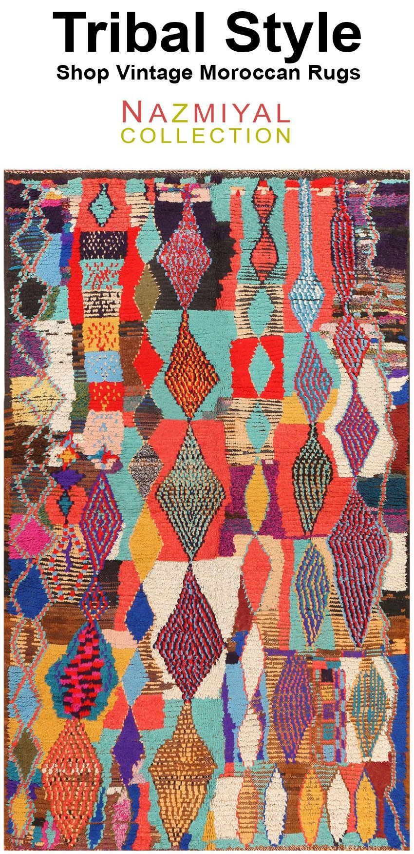 Moroccan Rugs Archives | Vintage Moroccan Rugs, Rugs, Tribal Home Decor Regarding Moroccan Rugs (Photo 15 of 15)