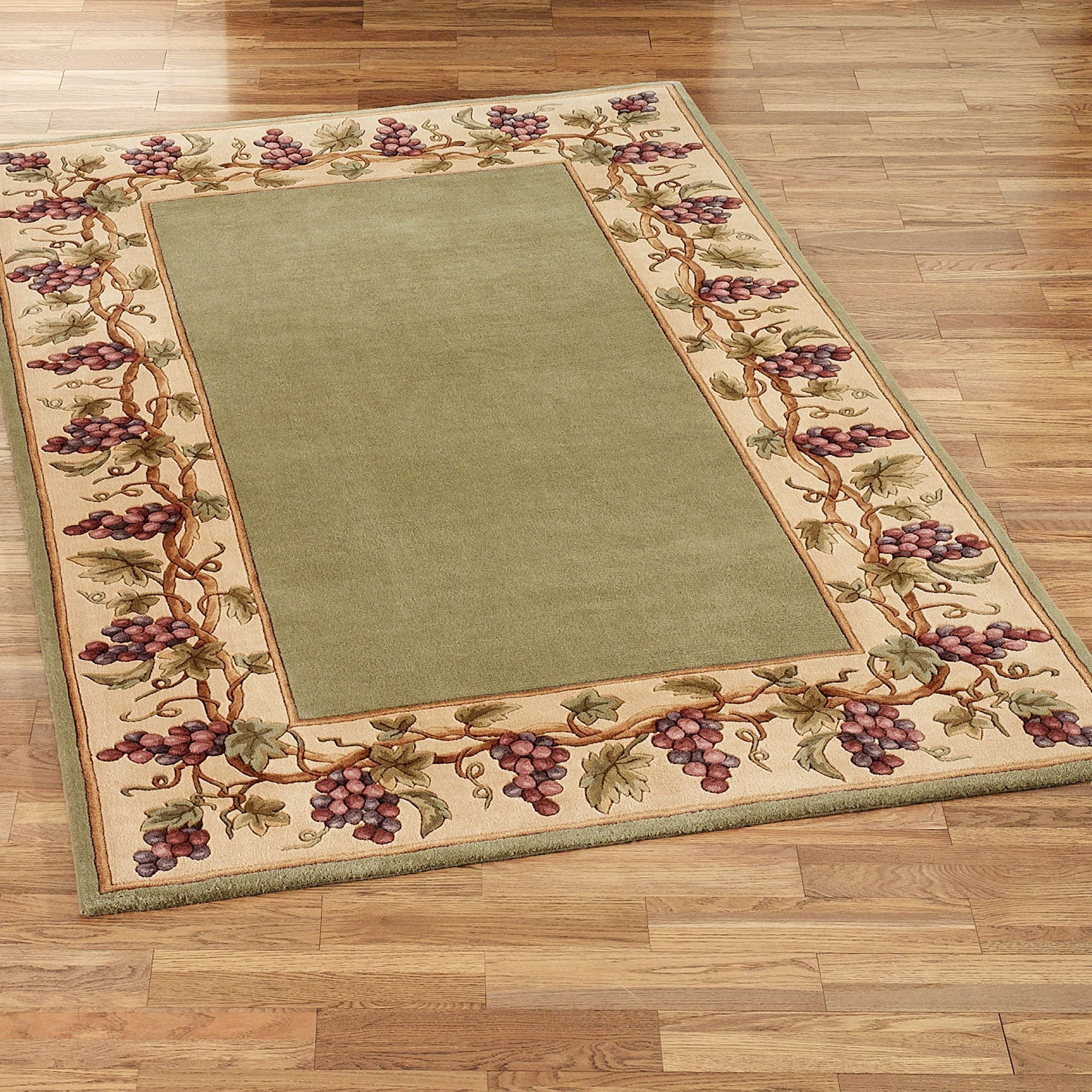 Napa Grape Border Wool Area Rugs Within Napa Indoor Rugs (View 15 of 15)