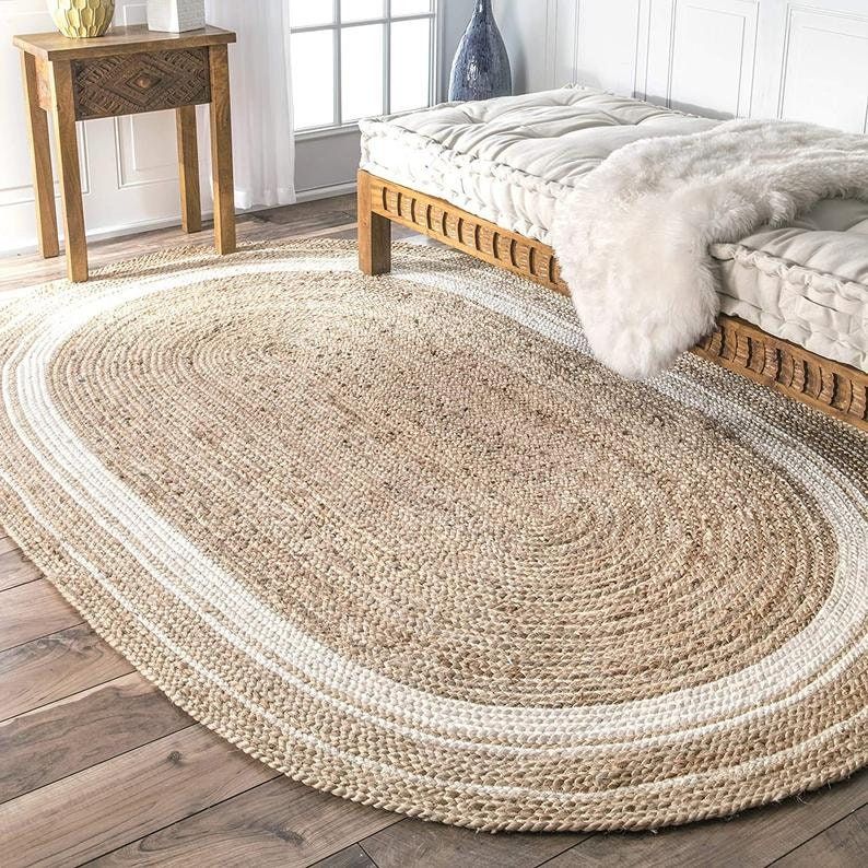 Oval Rug – Etsy Within Oval Rugs (View 4 of 15)