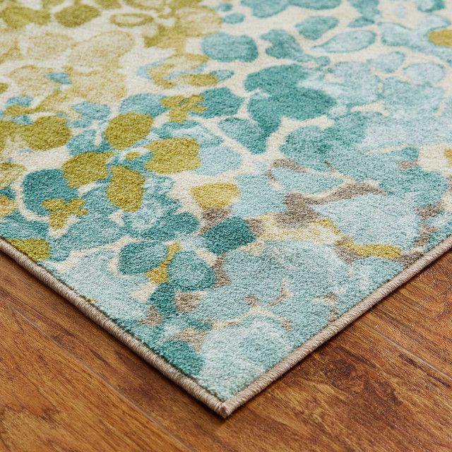 Radiance Aqua Rug, 7'6"X10' – Contemporary – Area Rugs  Incredible Rugs  And Decor | Houzz With Regard To Aqua Rugs (View 2 of 15)