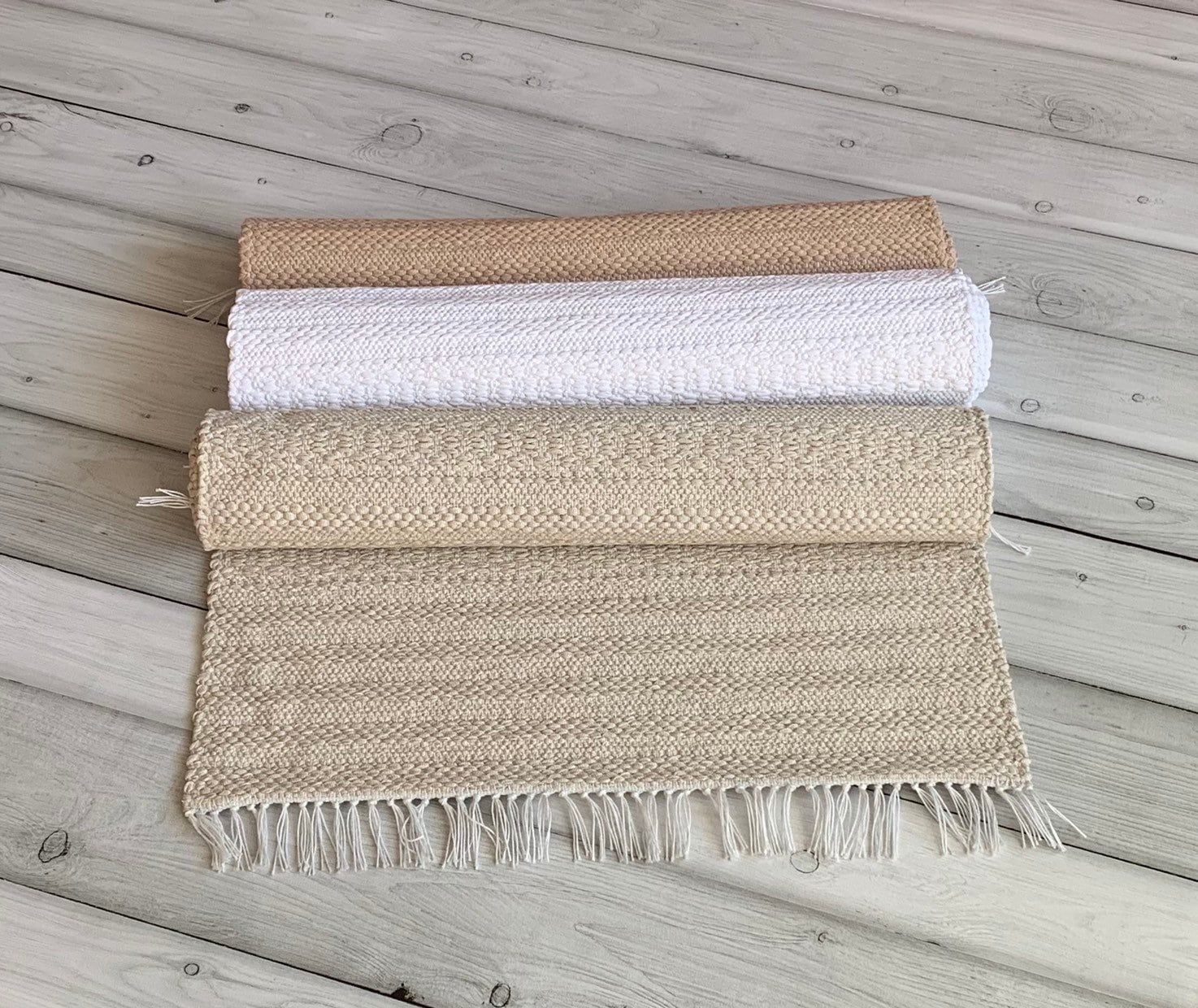 Rag Rug Washable Scandinavian Rug Cotton Rug Woven Runner – Etsy Within Cotton Runner Rugs (View 2 of 15)