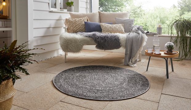 Round Outdoor Rugs | Water Resistant | Free Uk Delivery With Round Rugs (View 9 of 15)