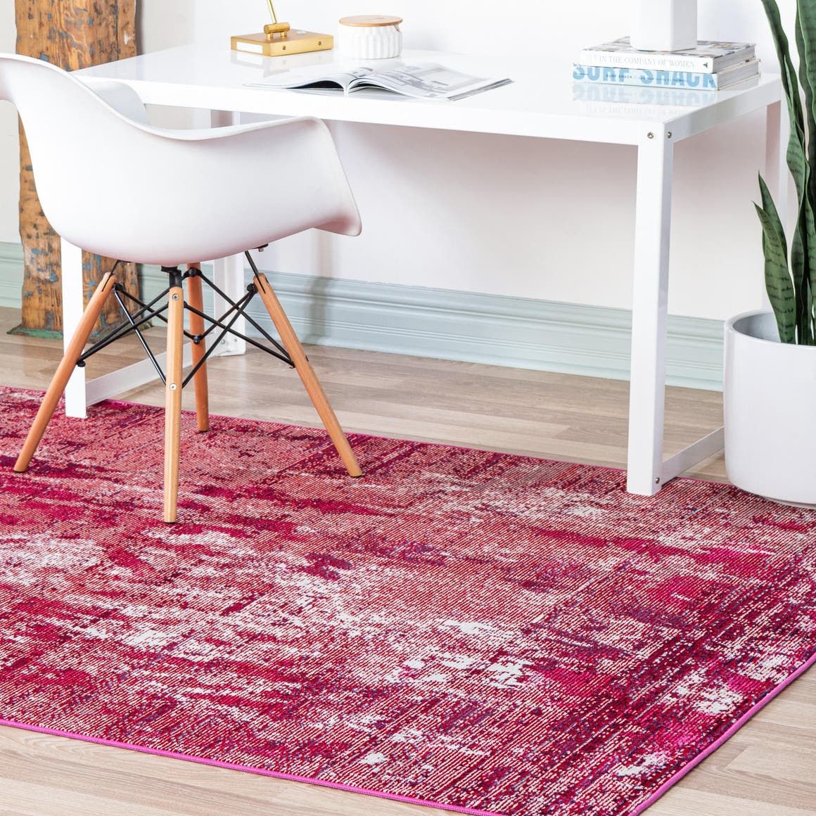 Rugs Starlight Collection Transitional Abstract Area Rug ‚Äì Red 5' X  8' Rug Perfect For Living Rooms, Bedrooms, Dining Rooms And More –  Walmart With Starlight Rugs (Photo 7 of 15)
