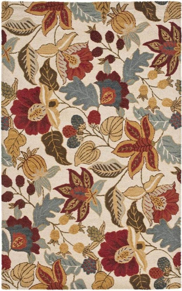 Safavieh Blossom Blm863B Ivory – Multi | Rug Studio Intended For Ivory Blossom Rugs (View 9 of 15)