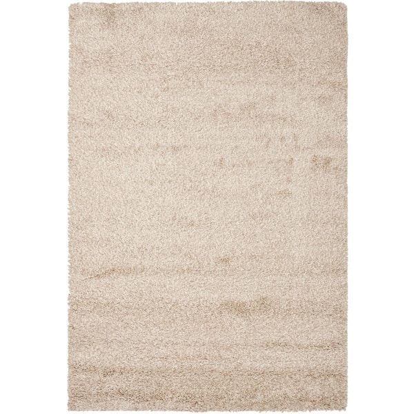 Safavieh California Shag Beige 8 Ft. X 10 Ft. Solid Area Rug Sg151 1313 8 –  The Home Depot With Regard To Beige Rugs (Photo 2 of 15)