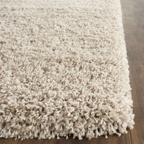 Safavieh California Shag Izat 2 Inch Thick Area Rug – Overstock – 8389118 |  Beige Area Rugs, Beige Rug, Solid Area Rugs Throughout Ash Infinity Shag Rugs (View 11 of 15)