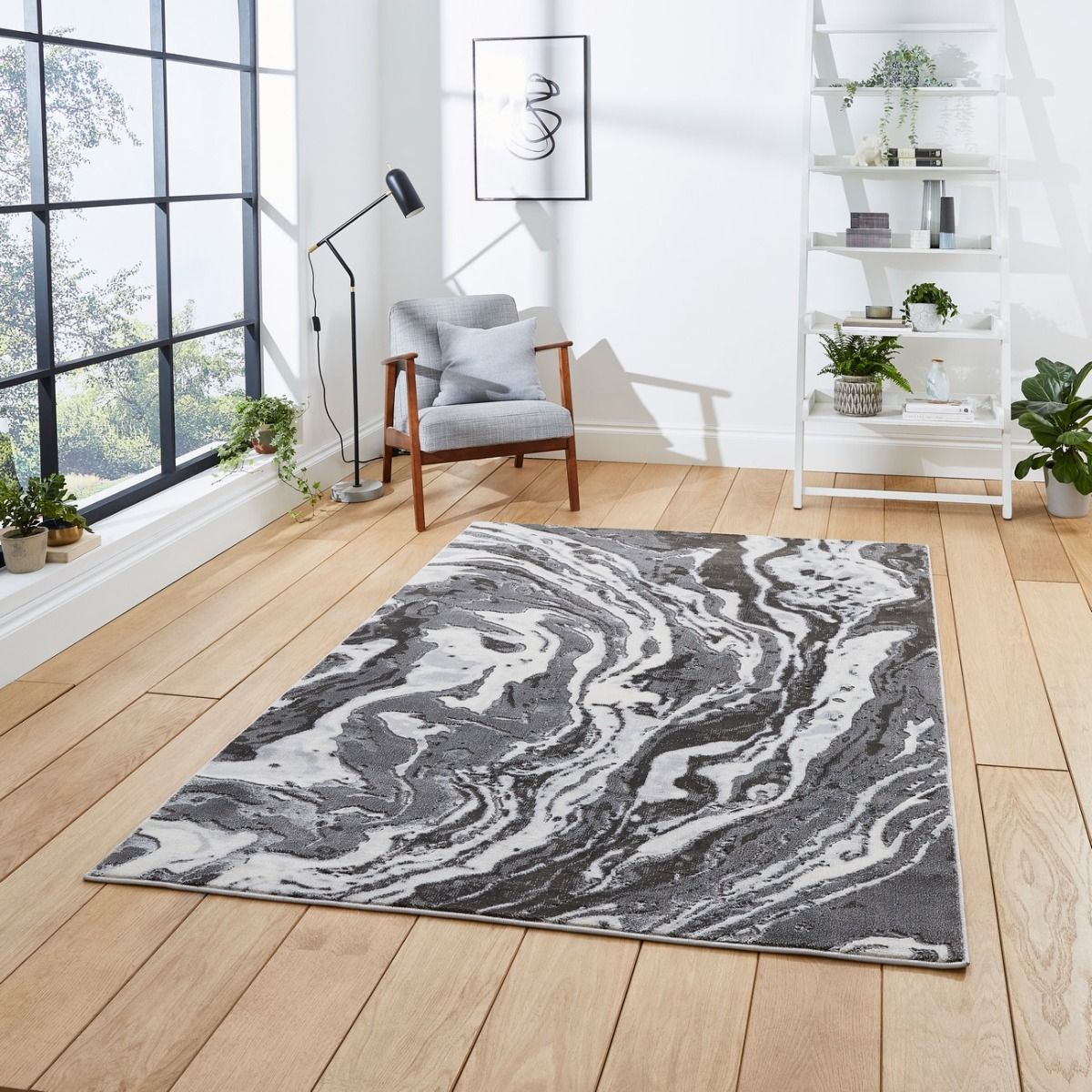 Shop Online Apollo Gr584 Grey Abstract Rug – Therugshopuk In Apollo Rugs (Photo 4 of 15)