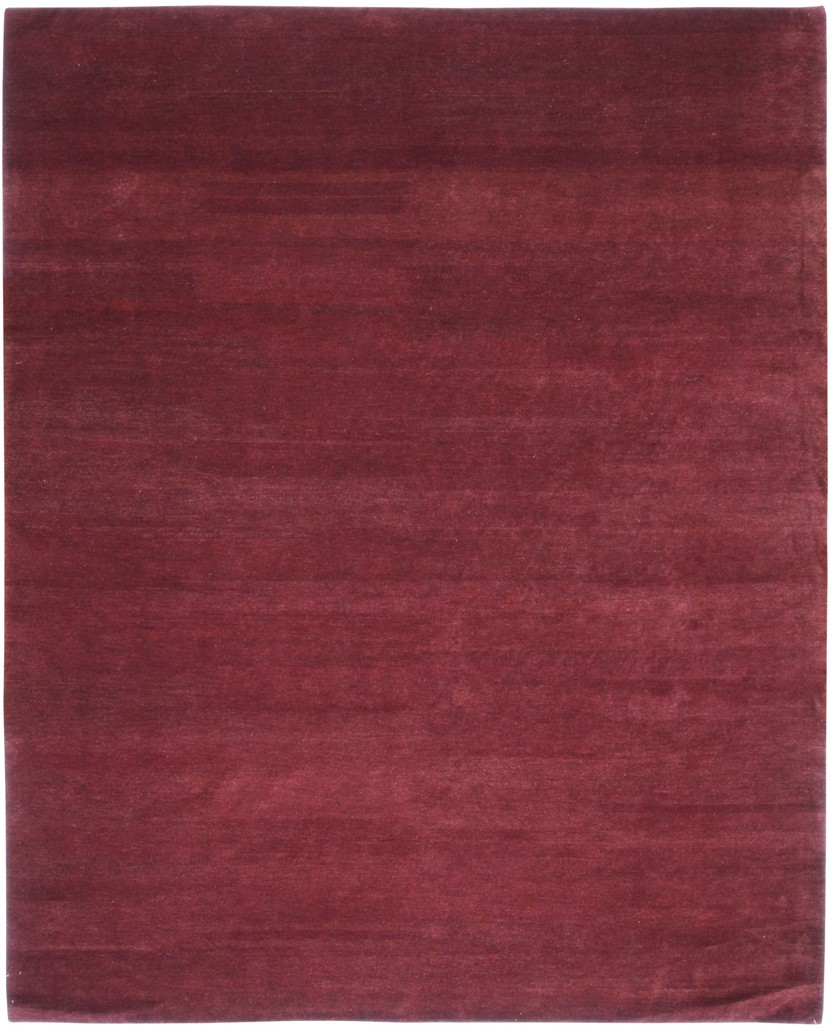 Solid Burgundy 9X12 Wool Area Rug | Turco Persian With Burgundy Rugs (Photo 3 of 15)